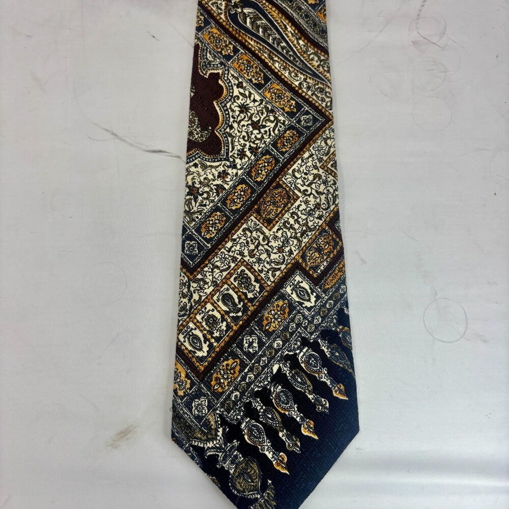 Caravaggio Pure Italian Silk Neck Tie Multicolor Used Great Condition